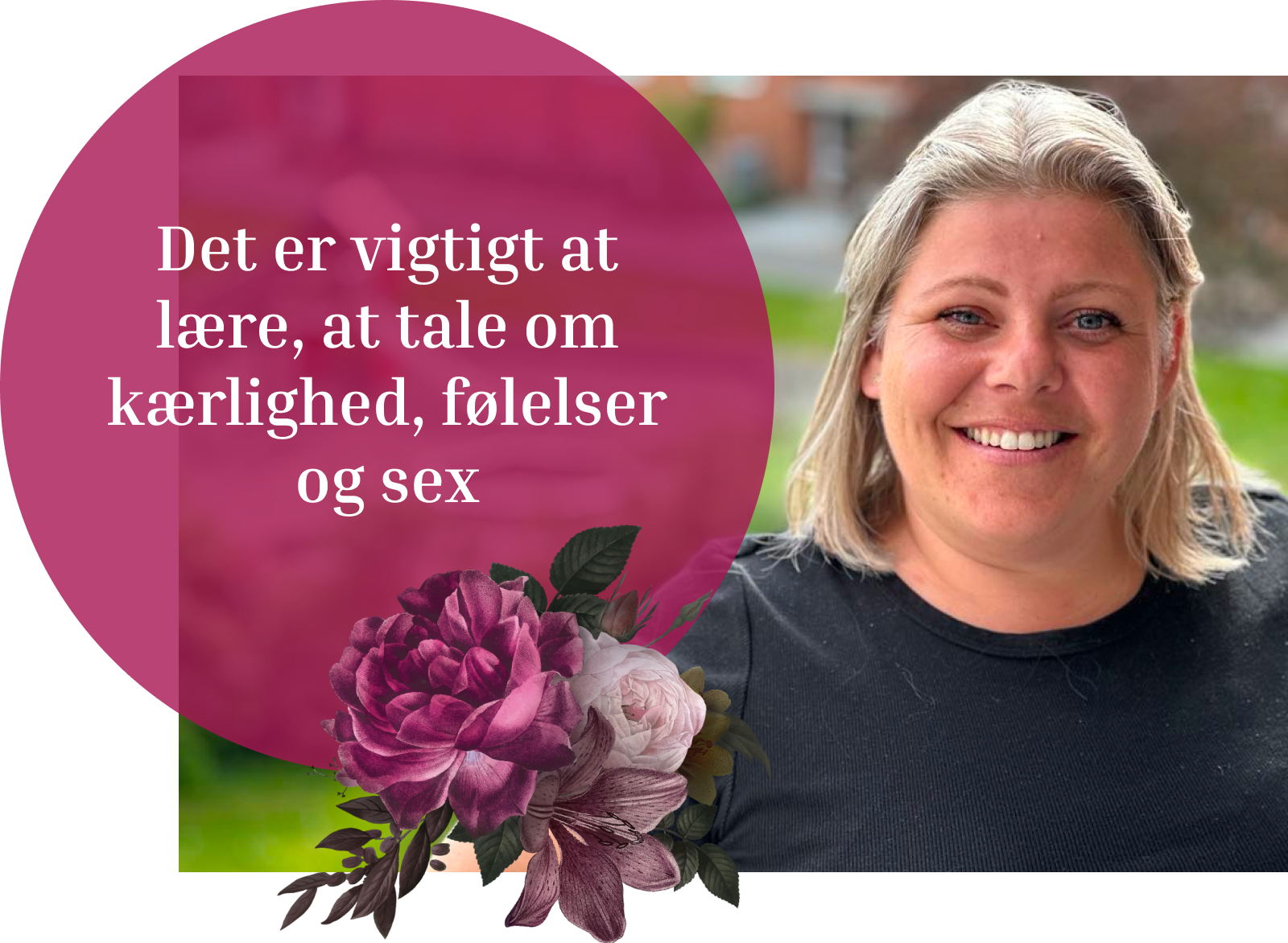 Lea som er sexolog fra Vordingborg hjælper unge med at tale om kærlighed, følelser og sex.